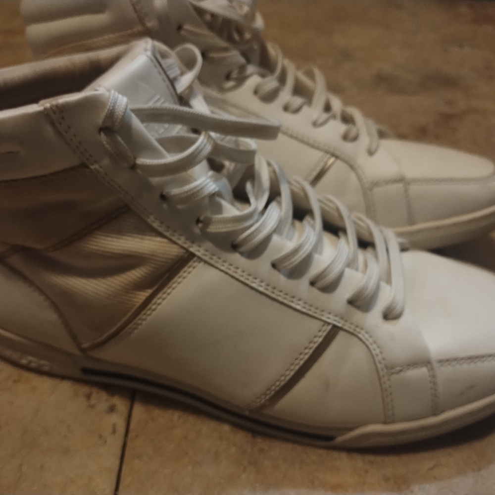 Aldo Off-White High-Top Sneakers